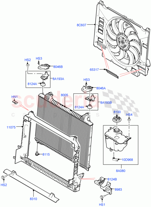 Part Diagram for Land Rover LR092467