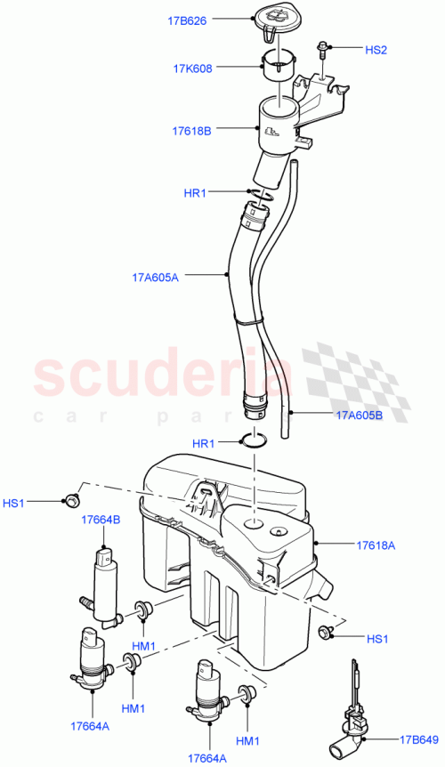 Part Diagram for Land Rover DMI000010