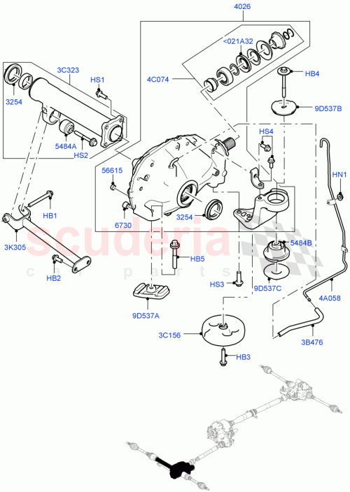 Part Diagram for Land Rover LR059049