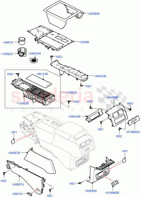 Part Diagram for Land Rover LR142775