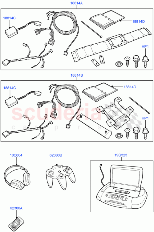 Part Diagram for Land Rover LR004011