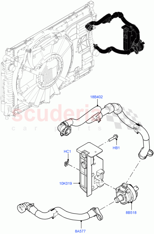 Part Diagram for Land Rover LR125556