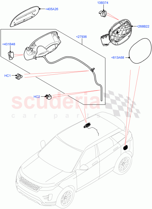 Part Diagram for Land Rover LR140352