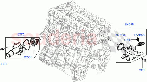 Part Diagram for Land Rover LR010576