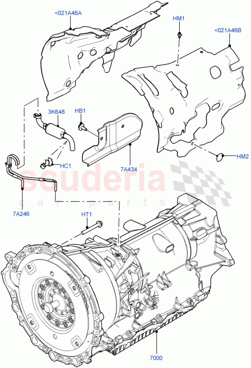 Part Diagram for Land Rover LR161156