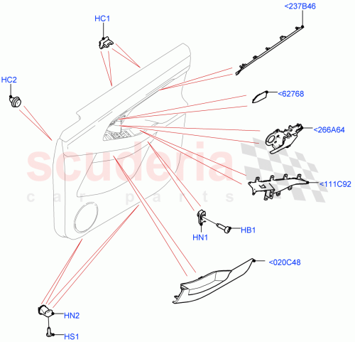 Part Diagram for Land Rover LR155425