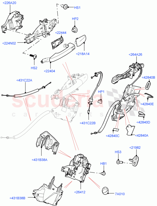 Part Diagram for Land Rover LR125219