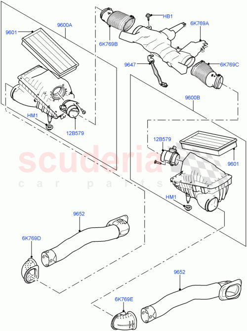 Part Diagram for Land Rover LR051106