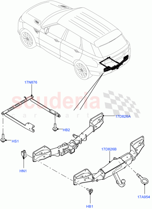 Part Diagram for Land Rover LR045405