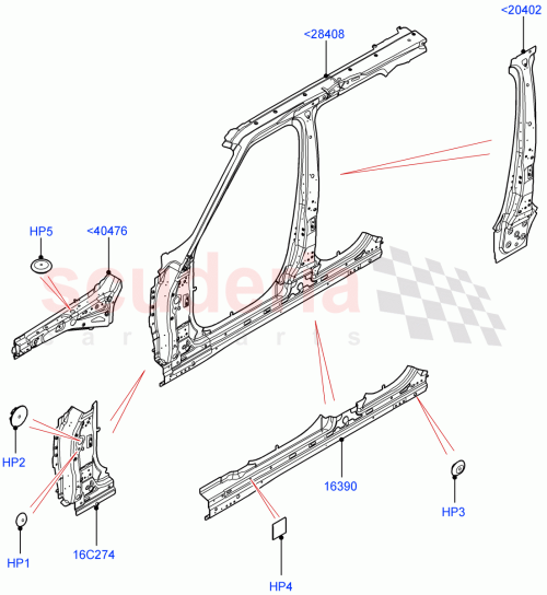 Part Diagram for Land Rover LR045595