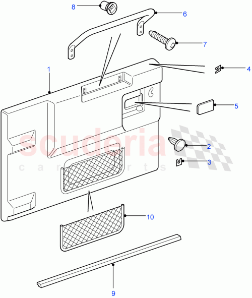 Part Diagram for Land Rover LR033980