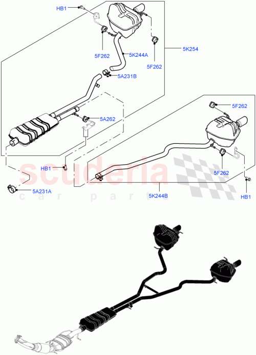 Part Diagram for Land Rover LR087508