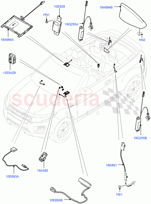 Part Diagram for Land Rover LR070121