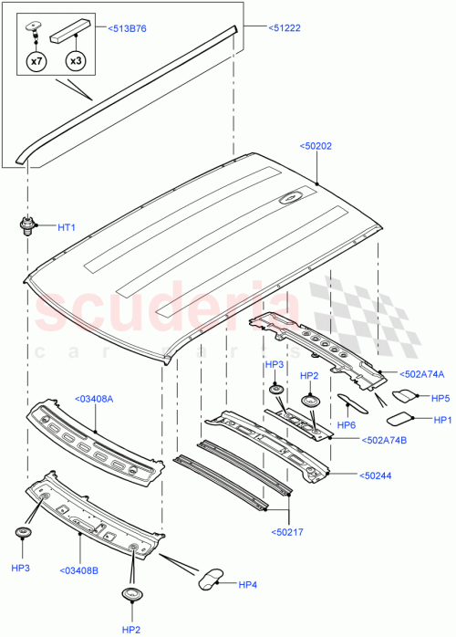 Part Diagram for Land Rover LR052896