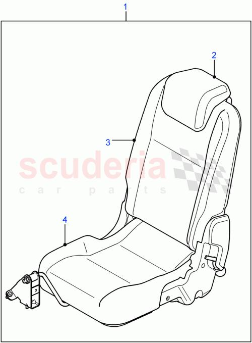 Part Diagram for Land Rover LR051763