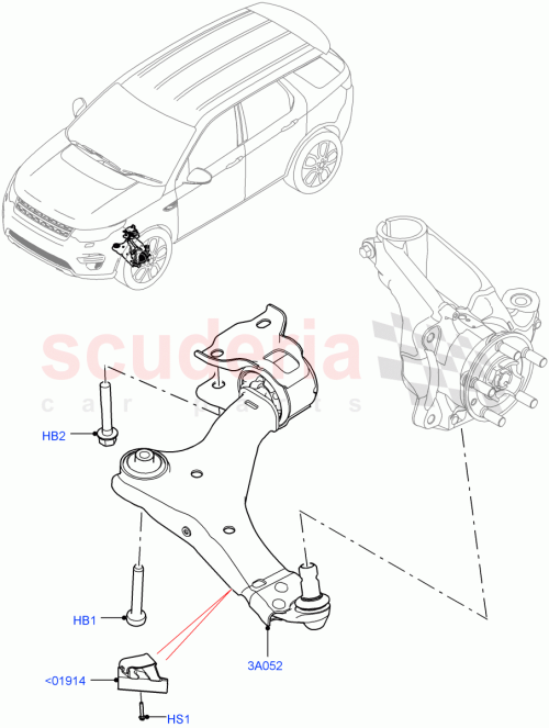 Part Diagram for Land Rover LR110277