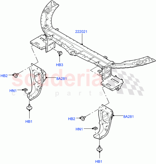 Part Diagram for Land Rover LR000056