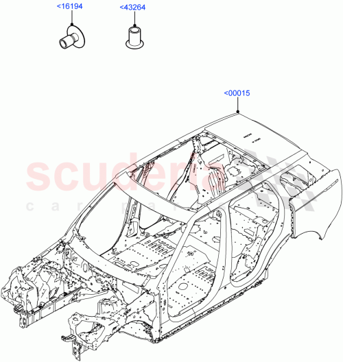 Part Diagram for Land Rover LR164761