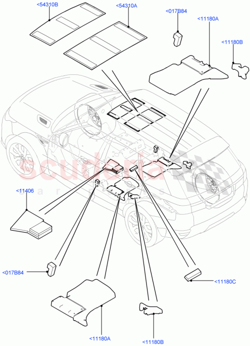 Part Diagram for Land Rover LR045379