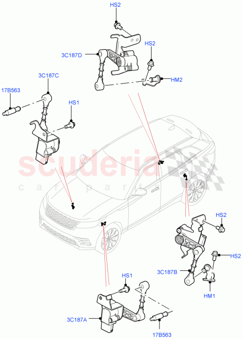 Part Diagram for Land Rover LR090686