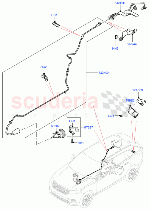 Part Diagram for Land Rover LR138487