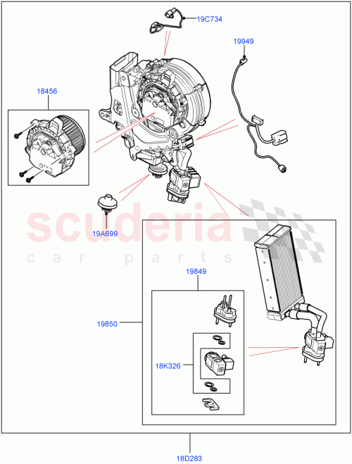 Part Diagram for Land Rover LR146565