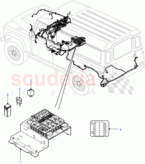 Part Diagram for Land Rover LR029677