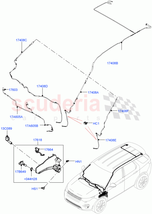 Part Diagram for Land Rover LR146763