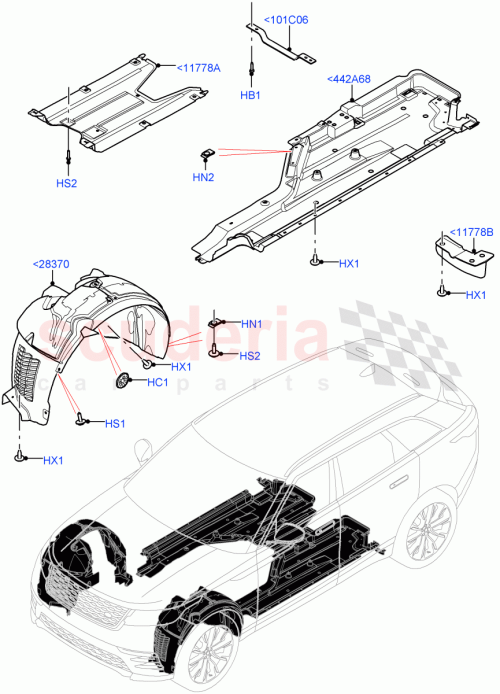 Part Diagram for Land Rover LR092679