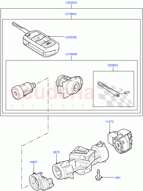 Part Diagram for Land Rover CWB500500SW