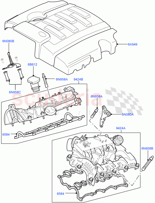 Part Diagram for Land Rover LR032723
