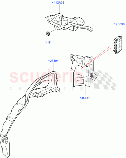 Part Diagram for Land Rover LR095214