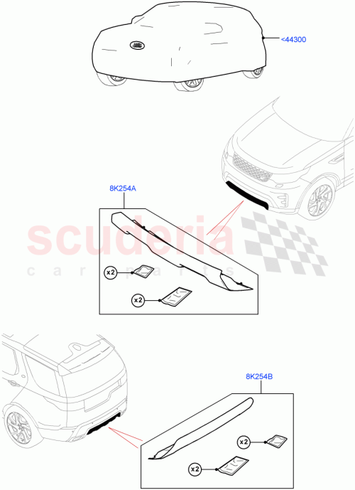 Part Diagram for Land Rover VPLRP0278