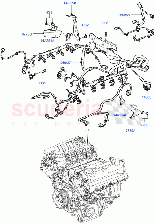 Part Diagram for Land Rover LR012074