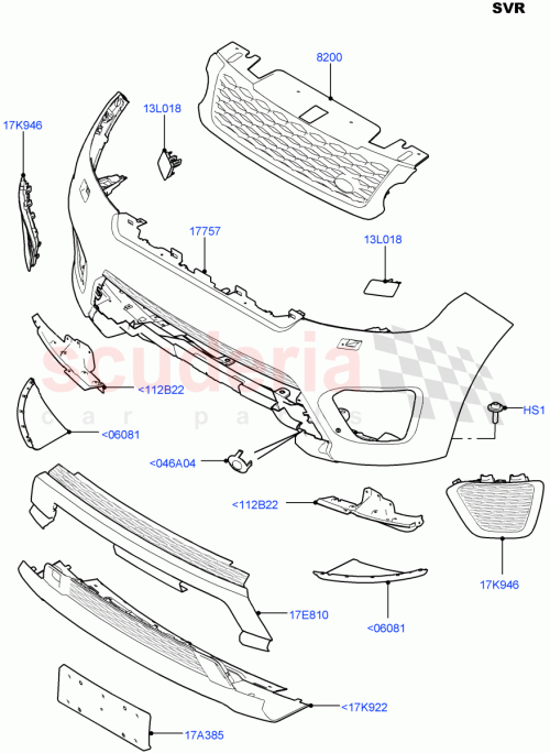 Part Diagram for Land Rover LR062299