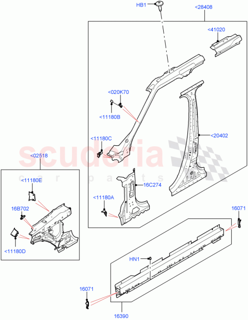 Part Diagram for Land Rover LR150571