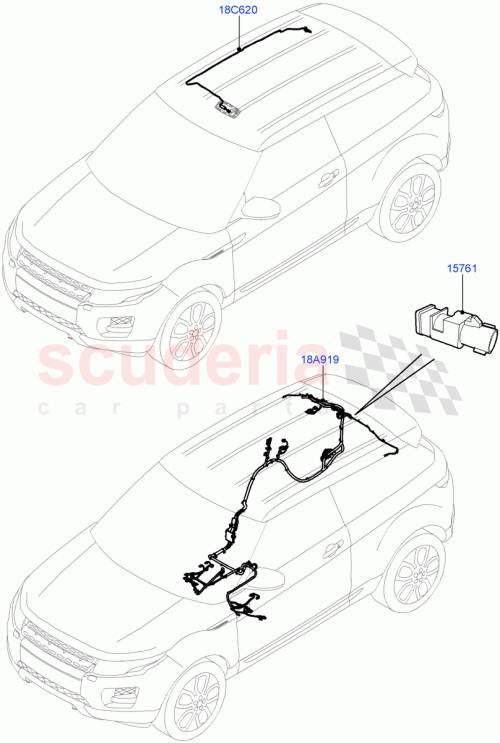 Part Diagram for Land Rover LR028577