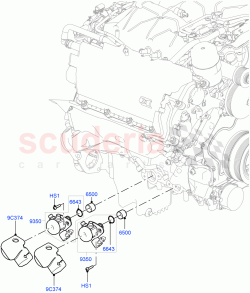 Part Diagram for Land Rover LR060131