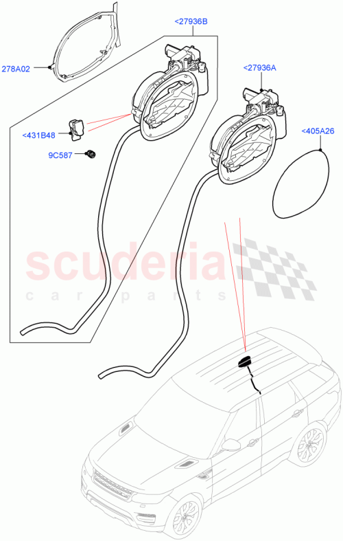 Part Diagram for Land Rover LR052667
