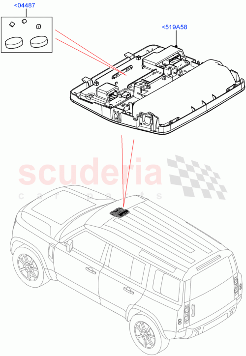 Part Diagram for Land Rover LR163568