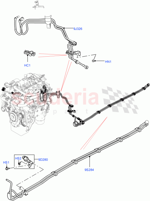 Part Diagram for Land Rover LR138910