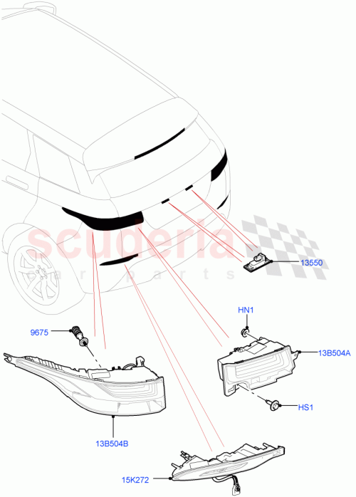 Part Diagram for Land Rover LR173018