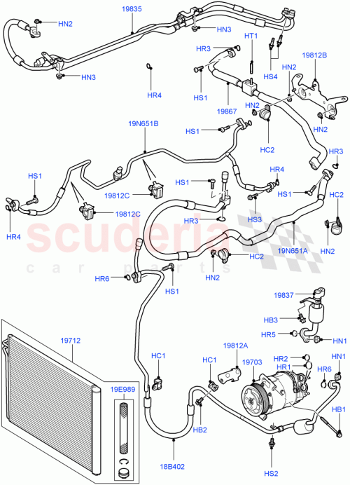 Part Diagram for Land Rover LR010853