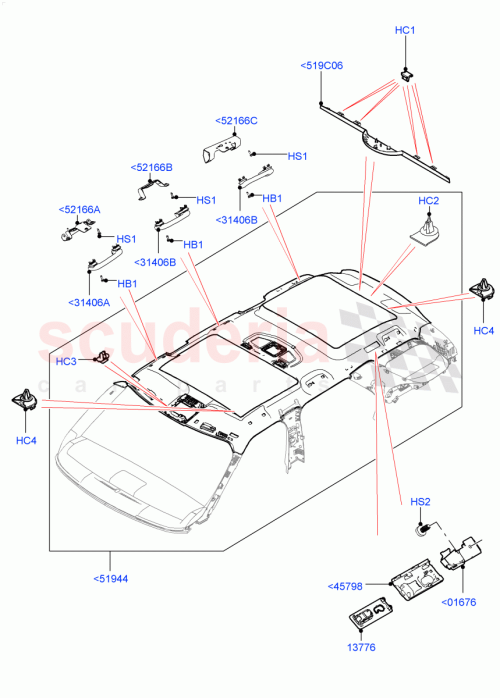 Part Diagram for Land Rover LR081933