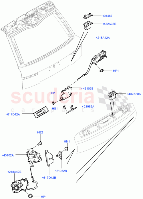 Part Diagram for Land Rover LR034354