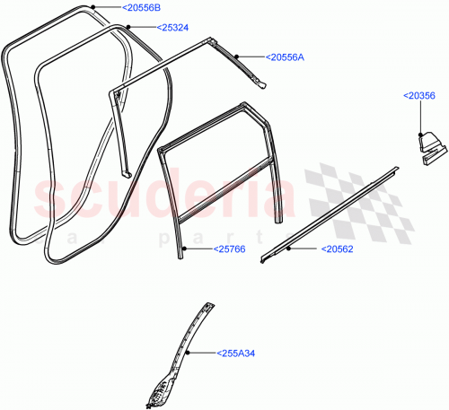 Part Diagram for Land Rover LR114337