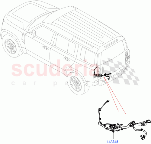 Part Diagram for Land Rover LR134838