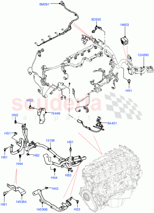 Part Diagram for Land Rover LR170961