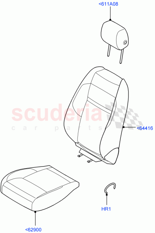 Part Diagram for Land Rover LR133684
