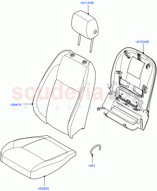 Part Diagram for Land Rover LR168126